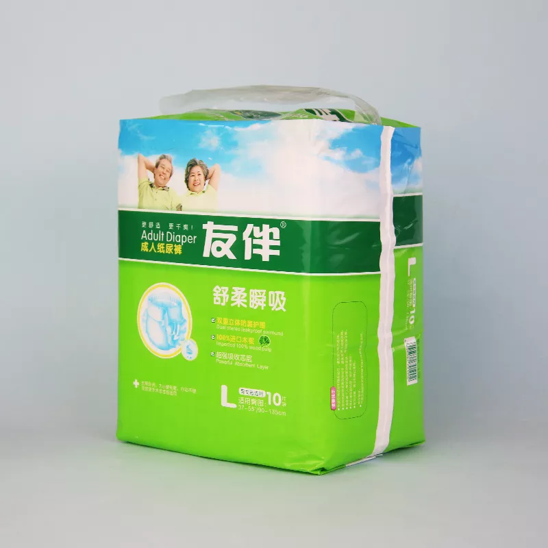 Eco-friendly Adult Diapers in Bulk Senior Cotton Waterproof Incontinent Biodegradable Adult Diapers
