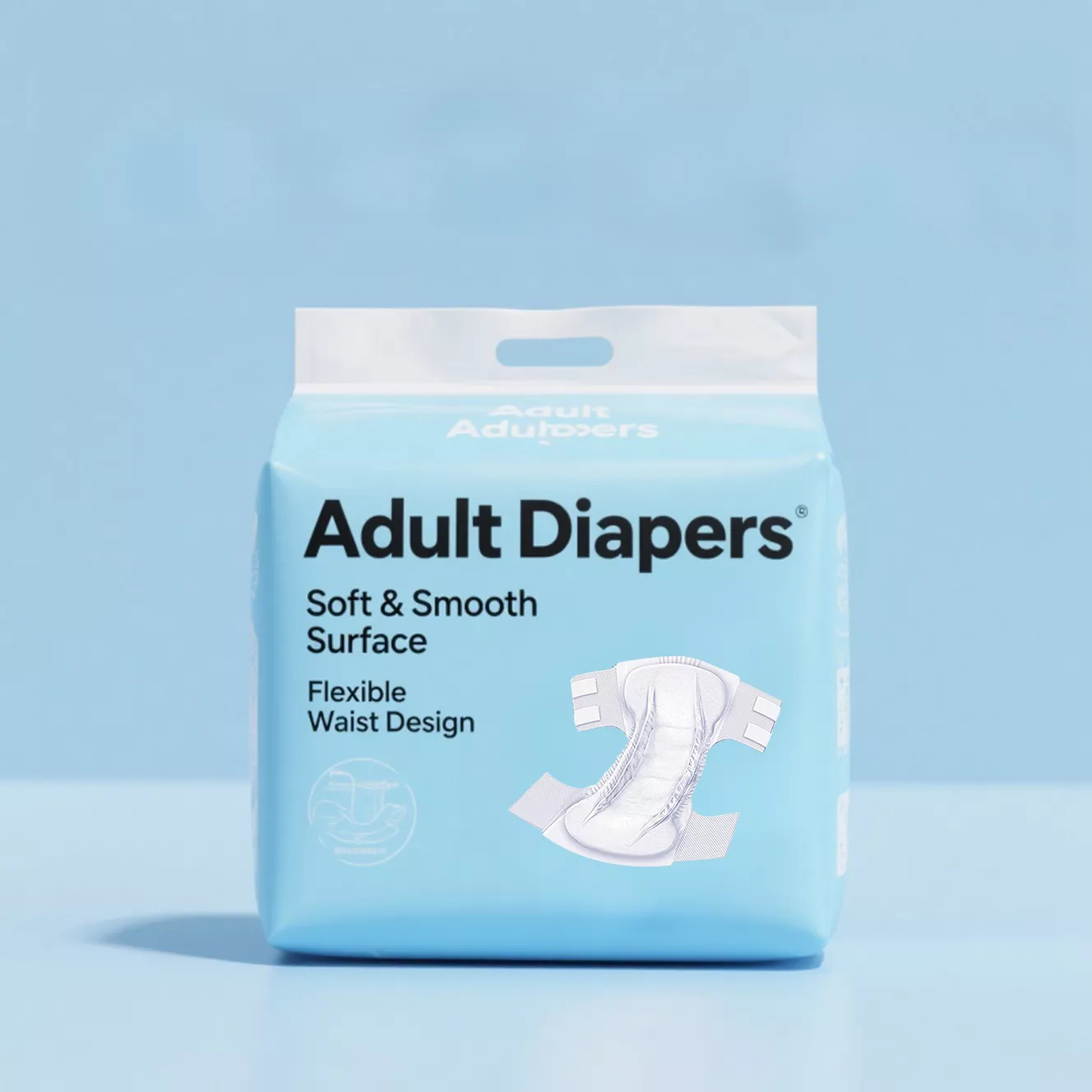 ODM Adult Incontinence Briefs Personalized Waistband Colors Anti-Leak Gather Design