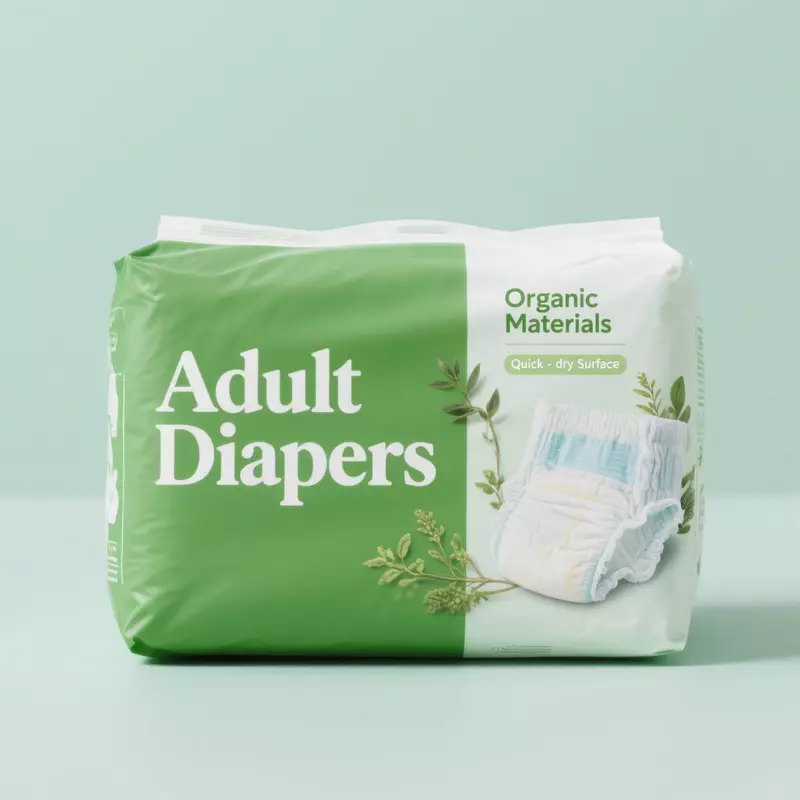 Heavy-Duty Adult Diapers Super Absorbent Core Odor Control for Extended Wear