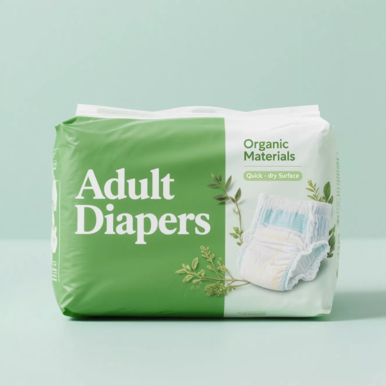 Heavy-Duty Adult Diapers Super Absorbent Core Odor Control for Extended Wear