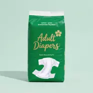 Disposable Adult Diapers - Quick Dry Elastic Waist Skin-Friendly & Discreet