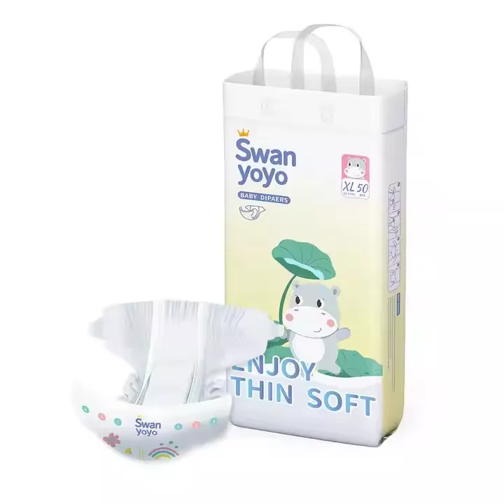 Breathable high absorbent bulk baby diapers